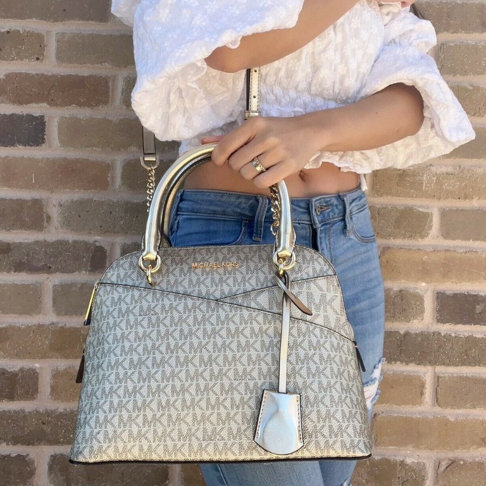 Michael Kors Satchel Crossbody Signature MK - Picture 2 of 4